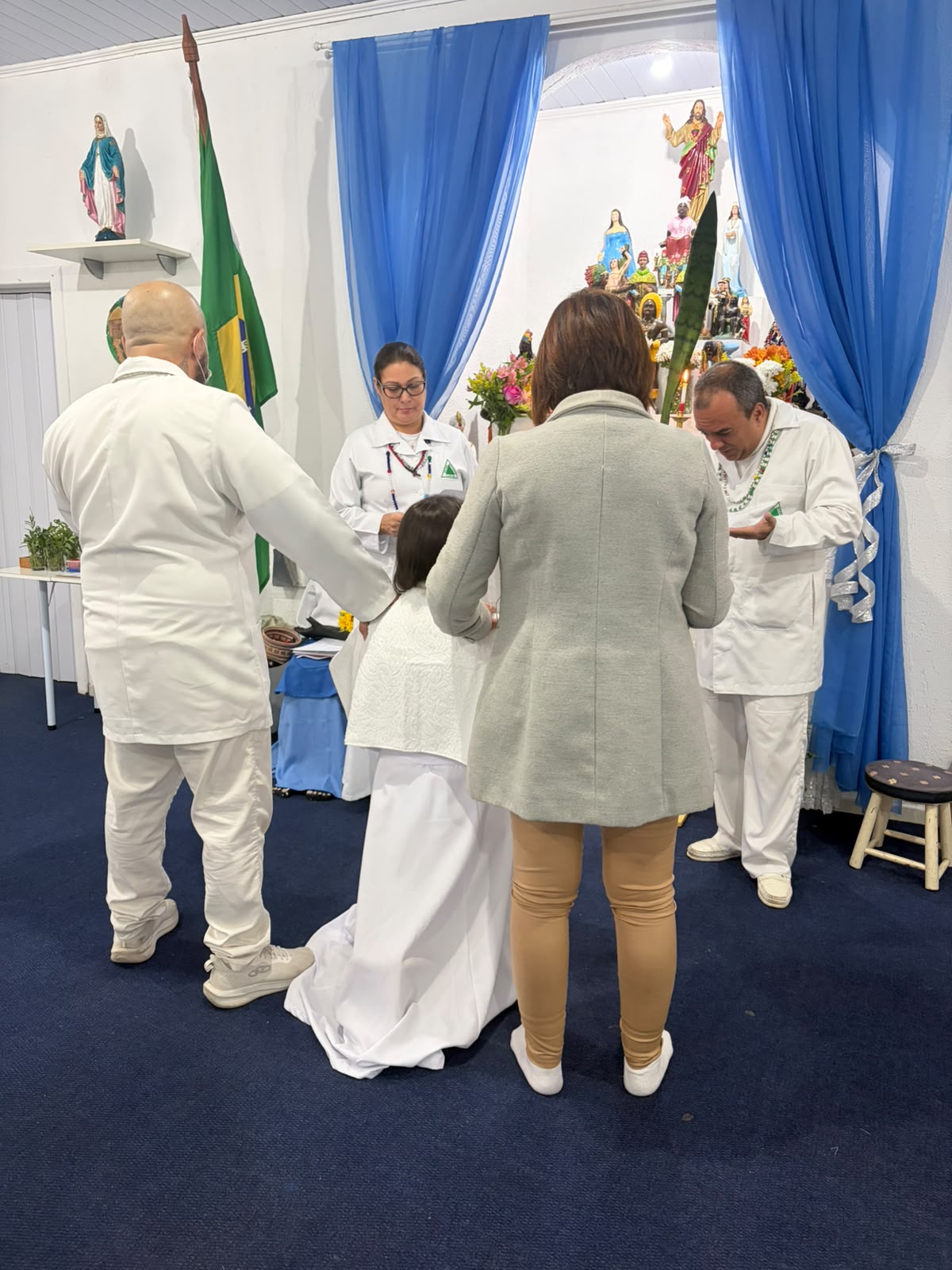 Aline se batiza Médium no Sete Flechas