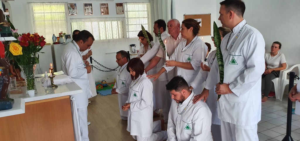 Segundo batizado de médiuns no terreiro