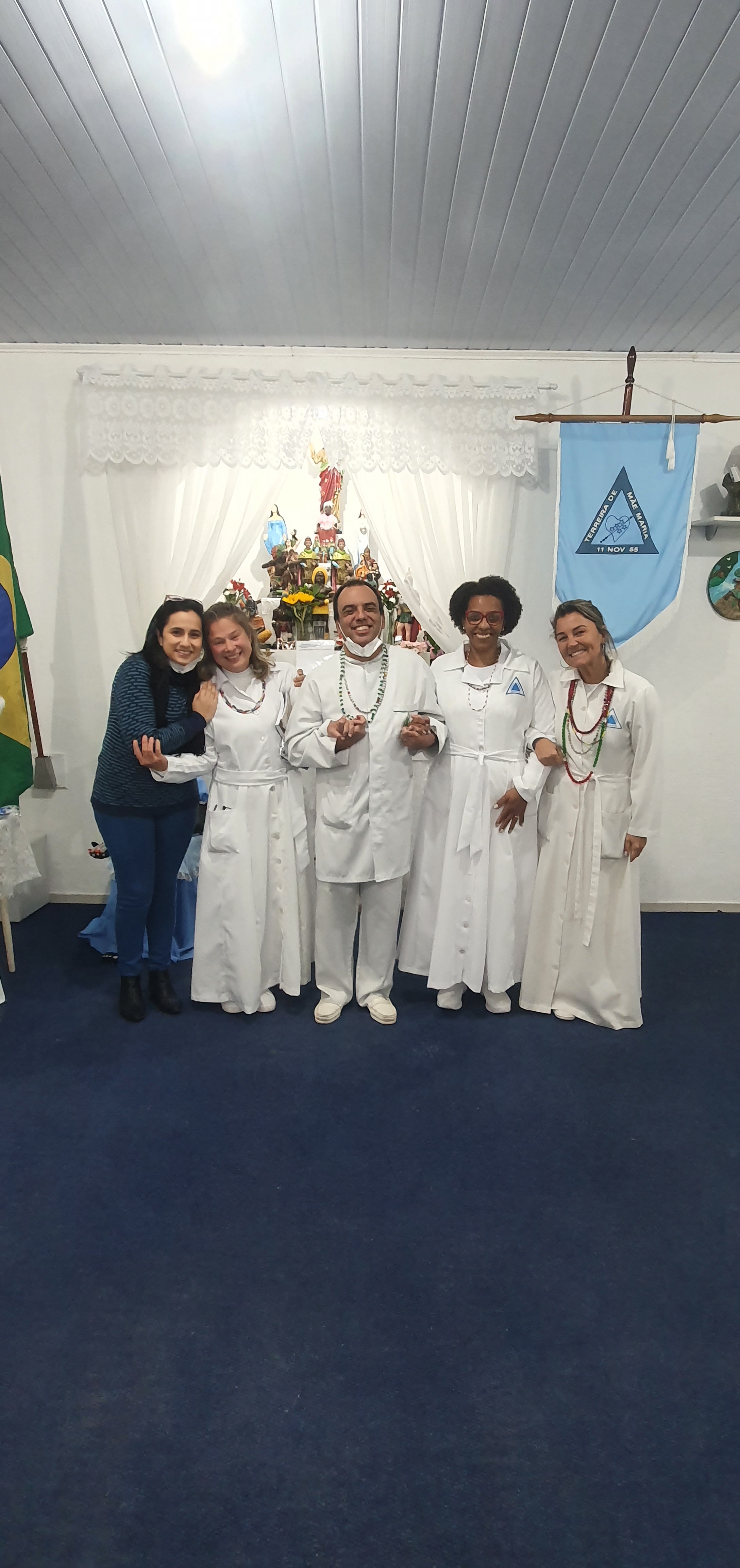 Batizado de novos Médiuns na Mãe Maria