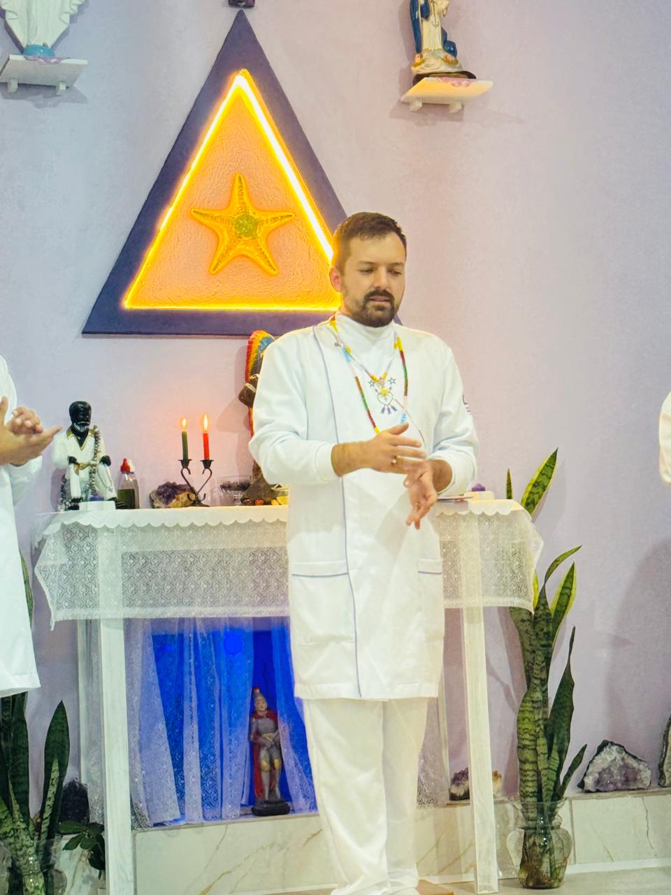 Primeira Sessão de Umbanda realizada na Seara de Umbanda Estrela de Zartu